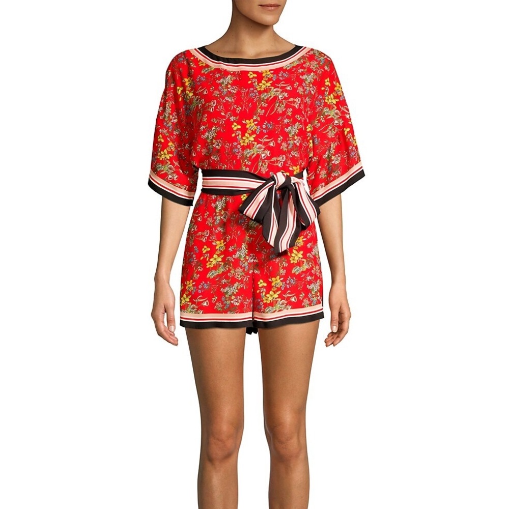 Alice + Olivia Floral Romper